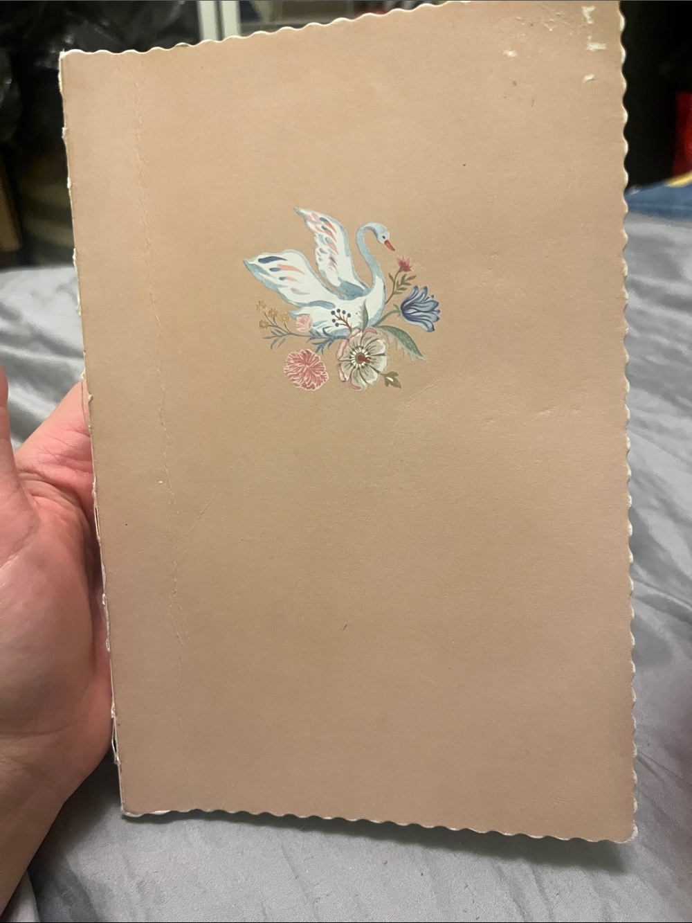 Floral Swan Pink Journal Notebook by